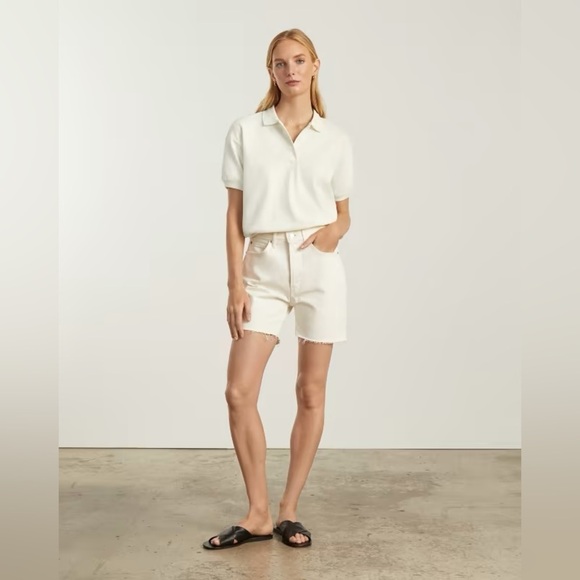 Everlane Organic Cotton Polo Shirt Size Small - Picture 1 of 7